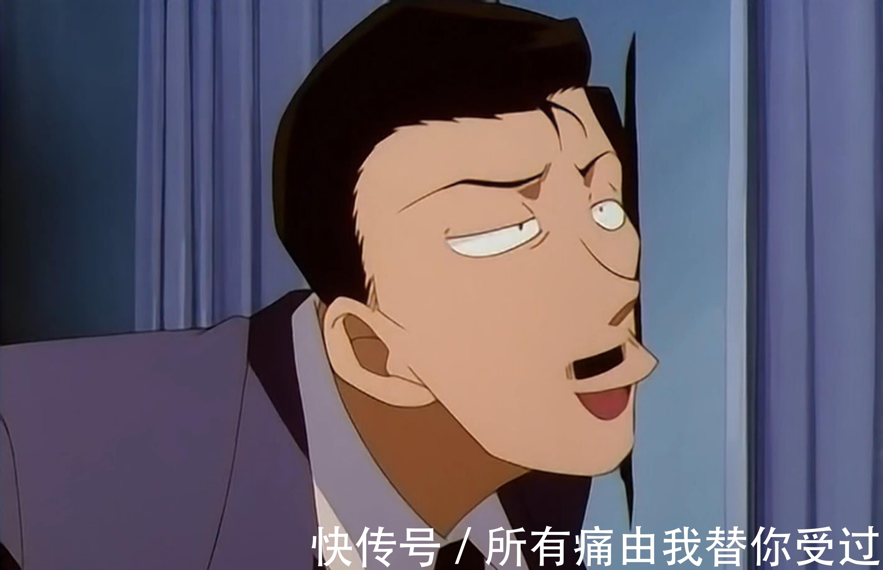 小五郎|名侦探柯南:美和子有多调皮?对沉睡的小五郎捏脸,柯南苦恼