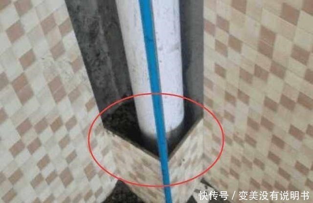 隔音|卫生间包水管,师傅说几块瓷砖一根卡条就能解决,简单好看又隔音!