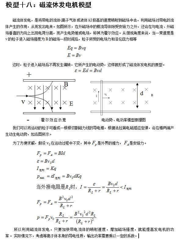 必须收藏的高中物理24个模型