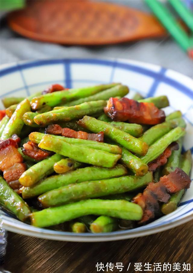 四季豆|炒腊肉时，直接用水泡就错了，多做2步，腊肉不咸不硬，入味好吃