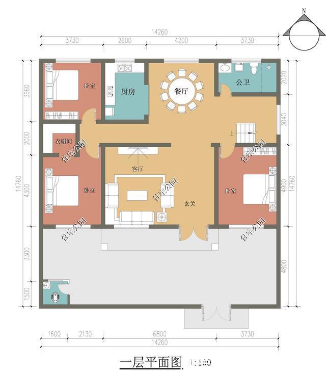 农村|14×9米带庭院二层洋楼，农村房子这样建，实用
