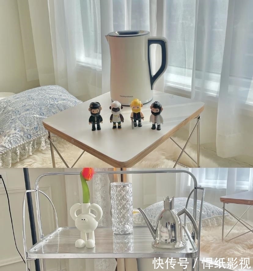 飘窗垫|这是我们见过最浪漫的132㎡法式装修，屋内干净到“一层不染”