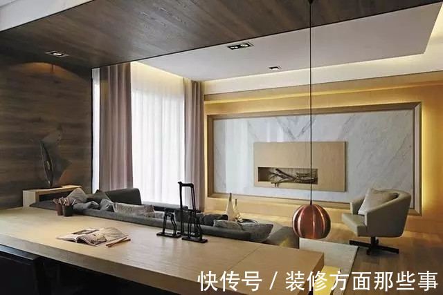 业主|102平现代风三居室,巧妙地将书房设置在客厅十分宽敞