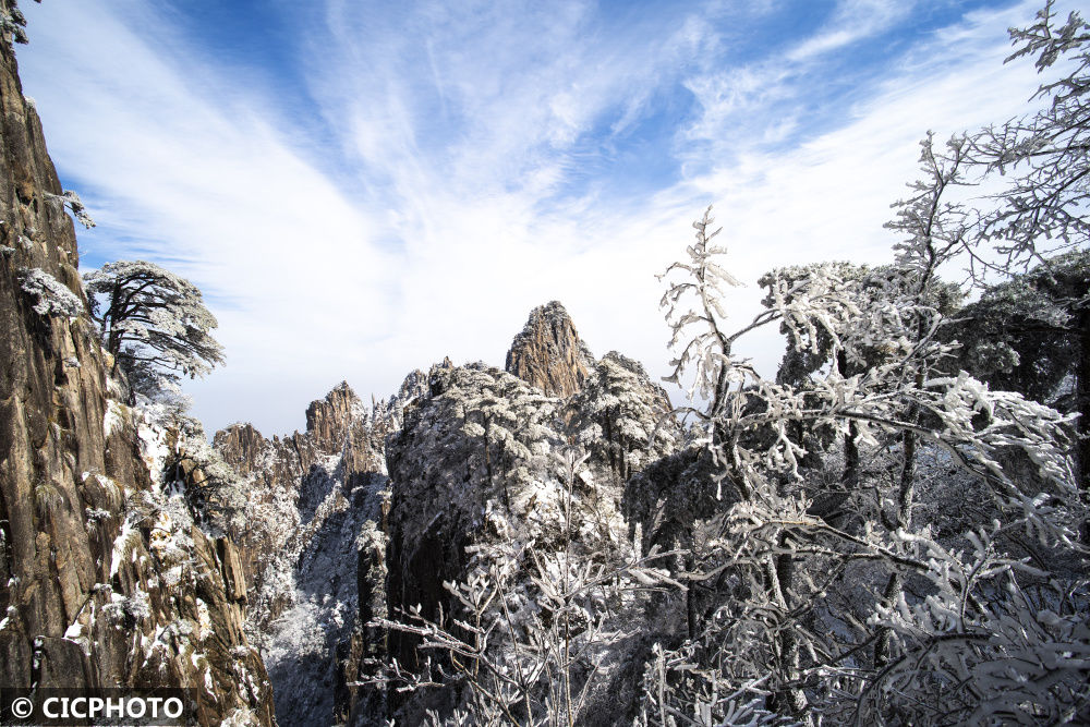 雪景|安徽黄山：小雪节气迎入冬初雪