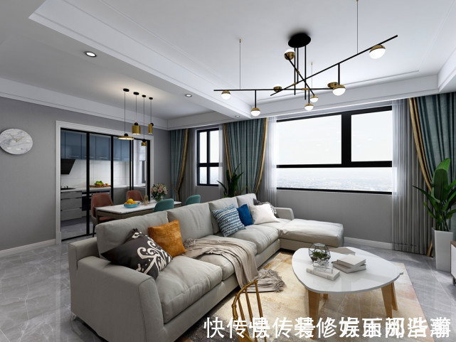 装修风格|132平三居室简练出的新概念,摒弃传统的陈俗与浮华