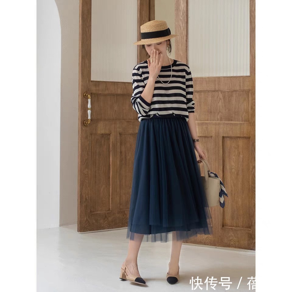 时髦度|早秋衣橱里必备“条纹衫”,chic!百搭!学做一个真正时髦的女人