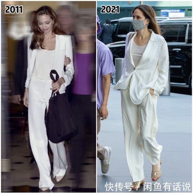 宽松|朱莉还在穿10年前“旧衣服”,这几件都好经典,优雅百搭还提气质