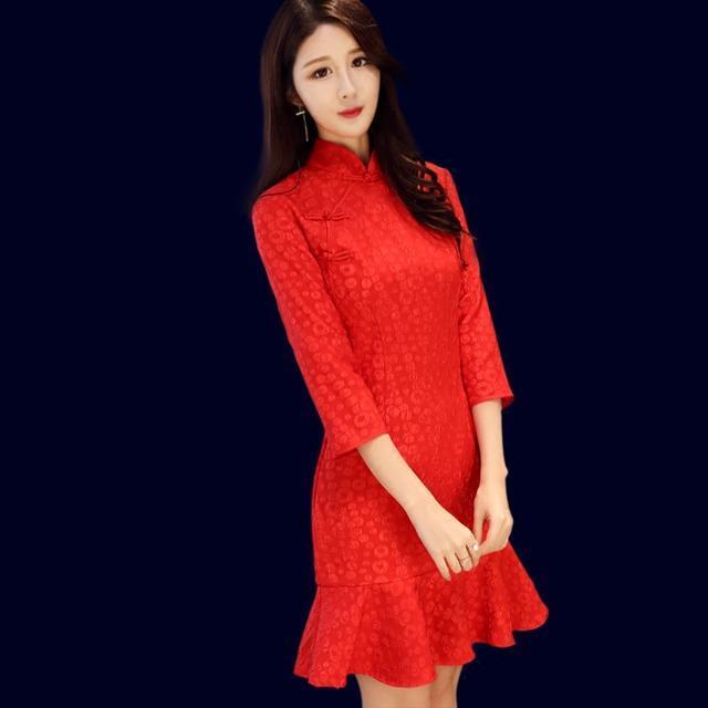 版型|中国式独有的改良式旗袍连衣裙,优雅高贵感受民国风情