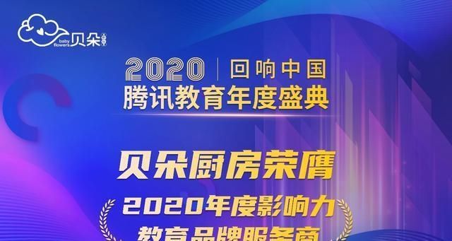 盛典|贝朵厨房荣获“2020年回响中国”教育年度盛典大奖