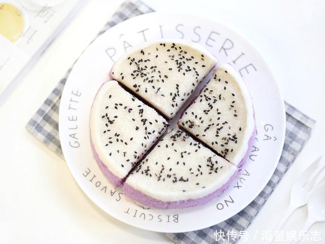 揉面|好吃的双色米糕配方来啦,不揉面不发酵,松软香甜不粘牙,真解馋