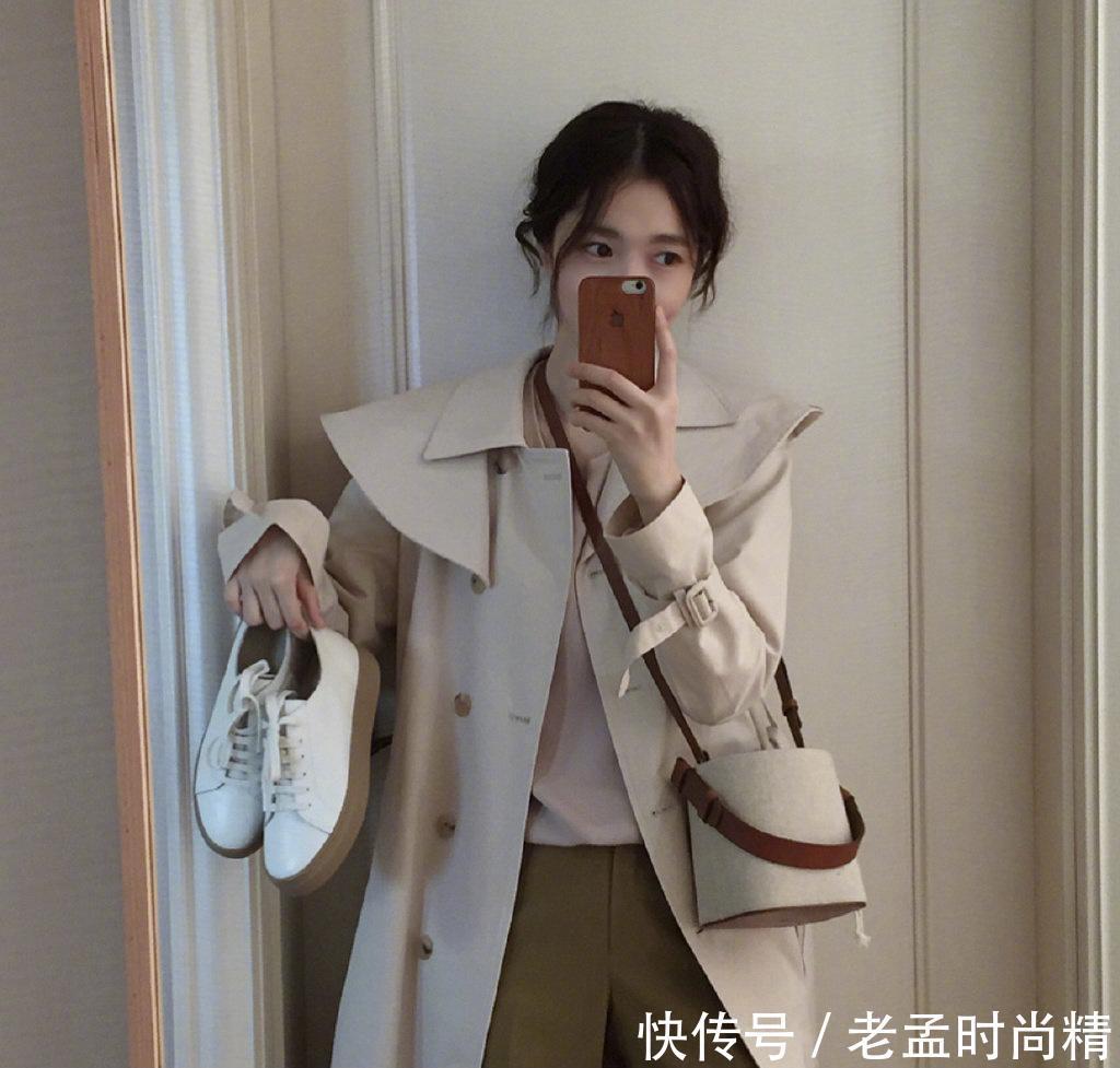 日常简约的时尚穿搭, 做一个棕色系的穿搭女孩, 你就是焦点