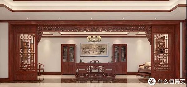 别墅|发现一对西安夫妻的新家,358㎡中式红木别墅,一进门把我迷住了