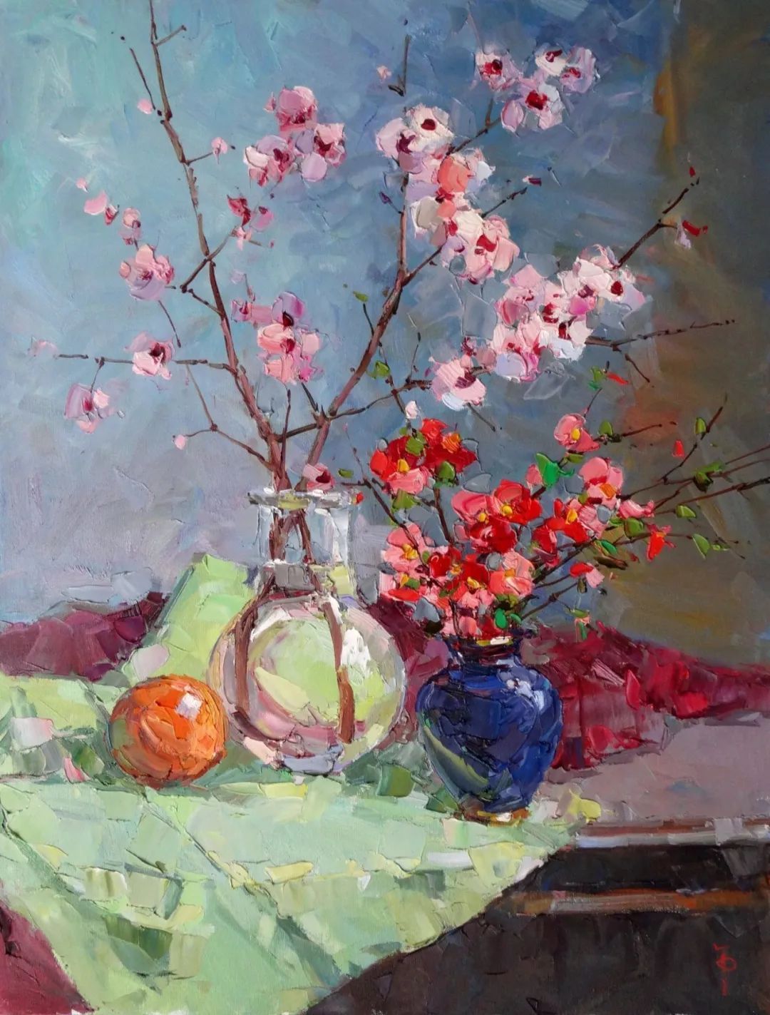 露台&不起眼的房子、简单的露台、普通的小路 他都画得如此出彩！