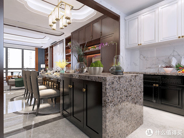 主卫|90后深漂回老家长沙买200㎡复式楼，装新中式风，客厅大气又有意境