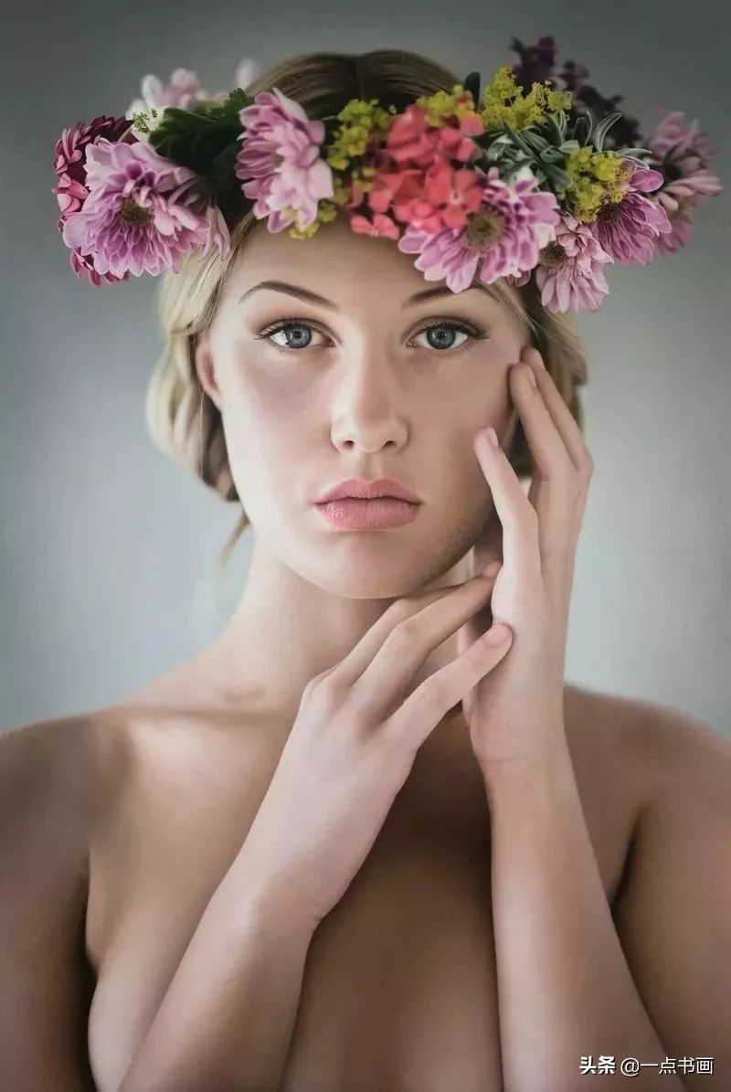 艺术家$瑞典女艺术家 安娜·哈尔丁·莫尔 写实作品欣赏