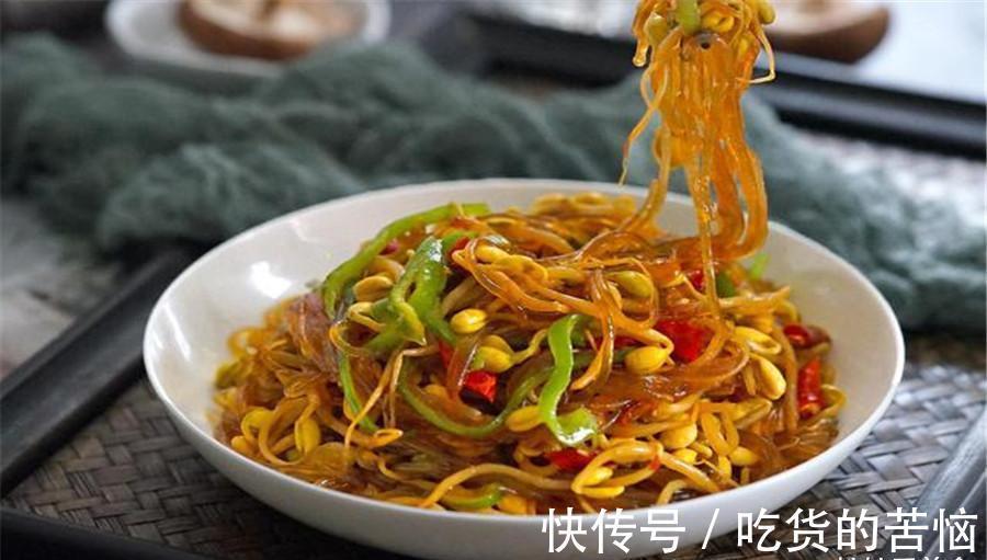 粉条|粉条炒豆芽,下饭的美味,做法很简单