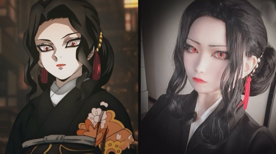 炭治郎|鬼灭之刃COS:祢豆子惹人怜爱,伊之助肌肉感十足,漫迷们裂开了