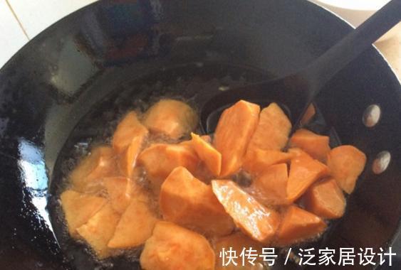 红薯别再烤了！教你这个做法，香甜美味颜值高，上桌太有面子了！