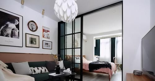 餐厅|晒晒我家63㎡新房,客厅做个小改造,一卧瞬间变两卧,太实用了