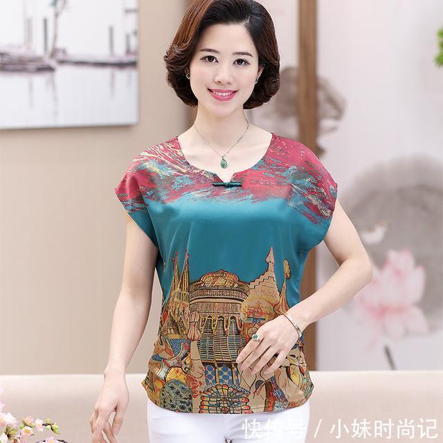 短袖 妈妈自从穿了这些上衣,衣柜里的衣服都不想再穿了