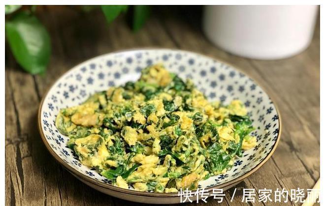 土鸡蛋|这菜叶比茎营养高，当垃圾丢掉太可惜，加上鸡蛋炒一盘，味道真香