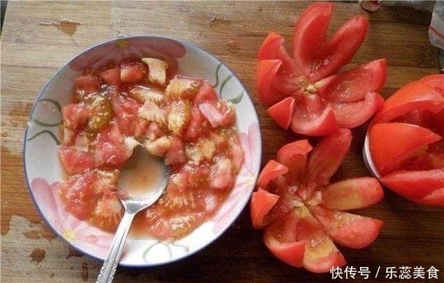 好看|老公把西红柿做成这样,好看又好吃,出锅后大家抢着吃!