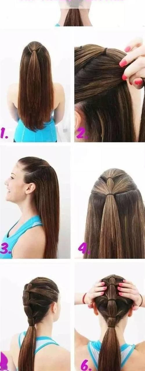 马尾的20种扎法，比披头散发好看多了！