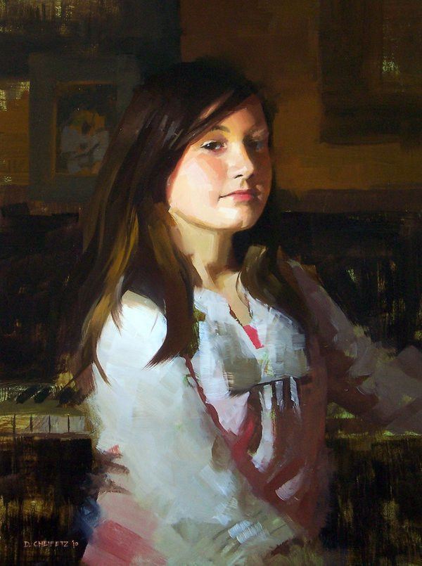 油画&笔触与色彩的乐章，美国画家谢菲兹的油画欣赏