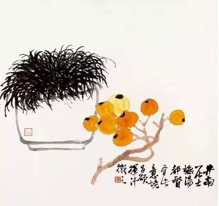 章法布白|清雅灵动，厚朴清素：一代宗师吴昌硕笔下的花木小品