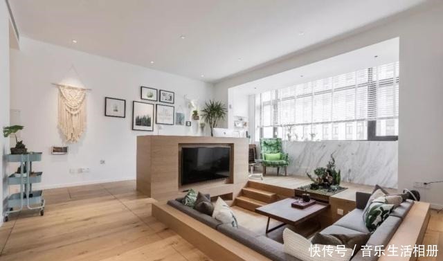 地台|60㎡小户型,地台抬高50公分后收纳能力绝了,整体效果极佳!