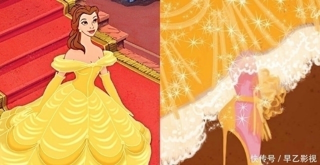 水晶鞋|迪士尼公主裙子下的“秘密”,花木兰中国风,艾莎女王冷艳