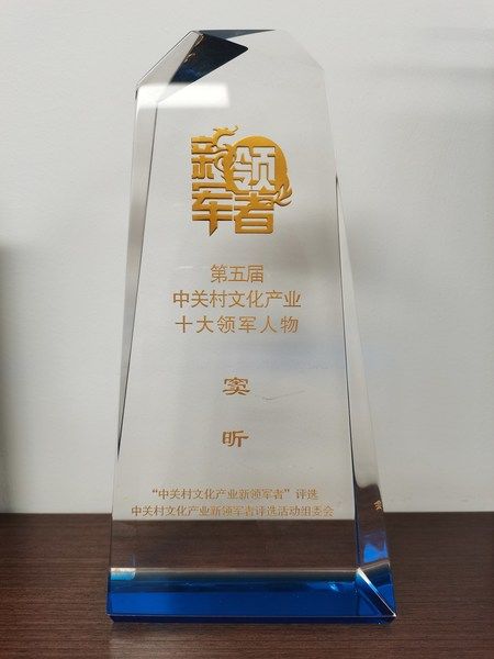  窦昕|豆神教育董事、总裁窦昕荣获“中关村文化产业领军人物”