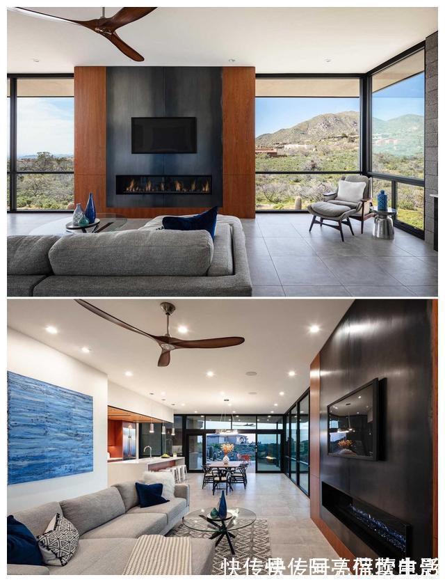 私人|外国佬自建私人别墅,大量混凝土砖设计,谁说别墅就得花几百万