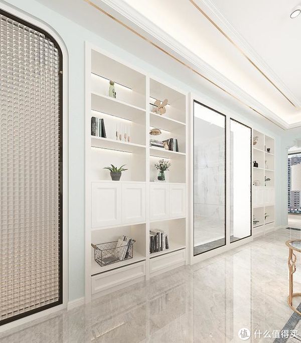 玄关|175㎡新家装成“轻奢美式”，整体敞亮大气又温馨，这才是理想居所