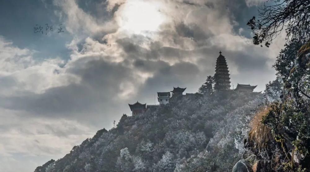情结|云海与雪景、雾凇齐聚,惊艳了鸡足山的冬天!