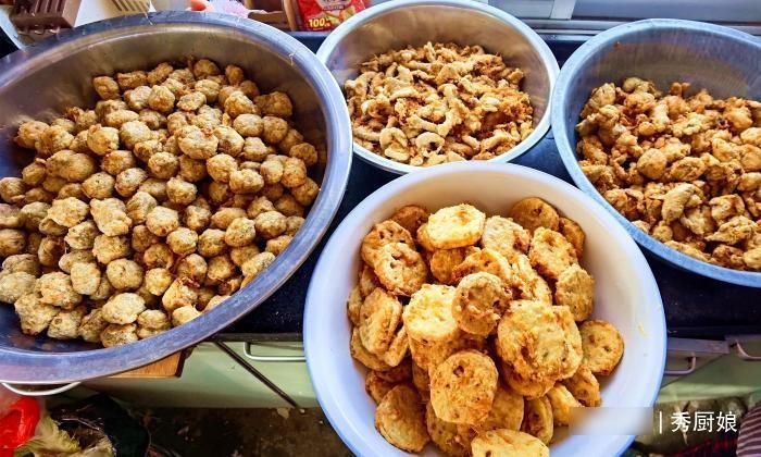 炸肉丸子，别只加面粉，多加3样食材，丸子外酥内软，好吃不油腻