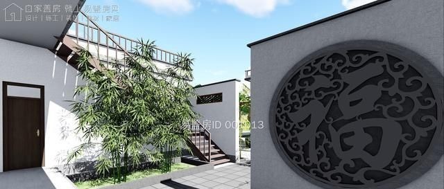 效果图|两层新中式别墅,大空间大景观,大气复古、舒适典雅