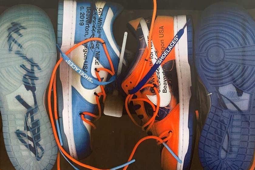 OW x Futura x Nike Dunk Low 或将亮相？另外还有白黄版 OW x AJ 1 、OW x AF 1