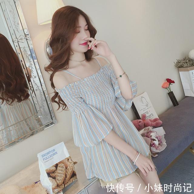 性感|炎炎夏日，浪漫又清凉当然首选雪纺衫了