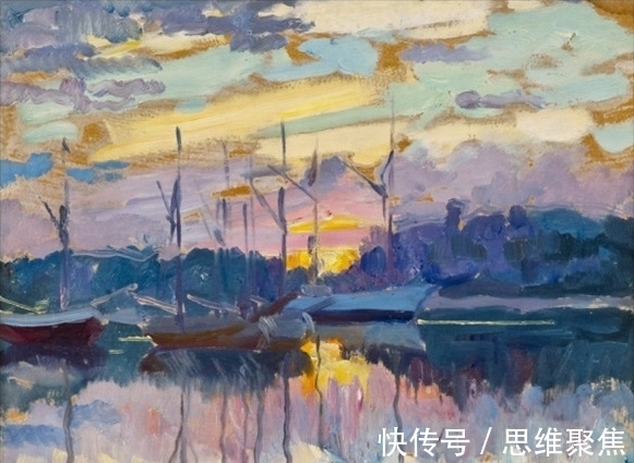 桑特里#笔意未尽的挥洒,印象派画家桑特里的绘画作品