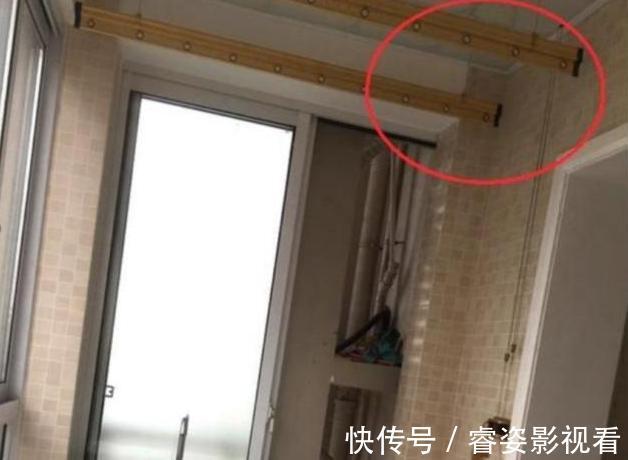 衣服|装过两次房,晾衣杆都没装对,看了邻居家的设计,才恍然大悟
