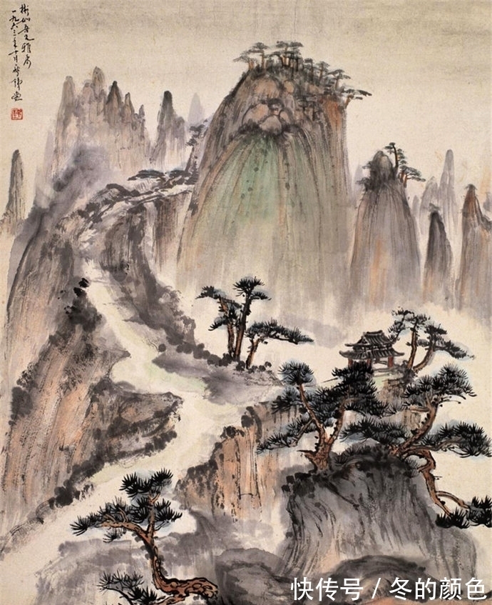 南宗|破古出新，归于自得，钱瘦铁山水画欣赏