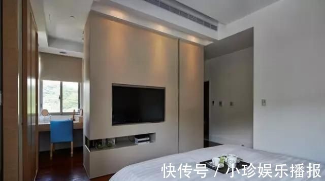 客厅|139㎡现代简约风三居室,书房和客餐厅放在一起,不要太好看