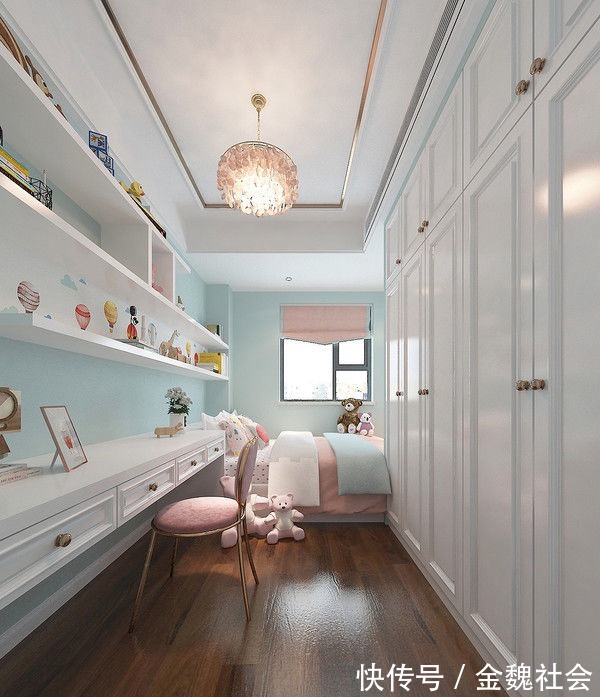 衣帽间|四口之家的现代轻奢风装修,餐厅是家里面的亮点,入户感觉很惊艳