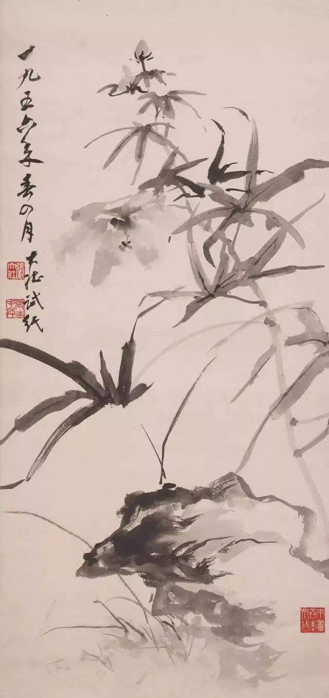 华新罗&张大壮：人淡如菊，以“没骨法”画虾，自创一格