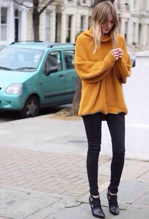 穿搭 毛衣最火的“3种”穿法,舒适保暖又时髦,照着穿就很美