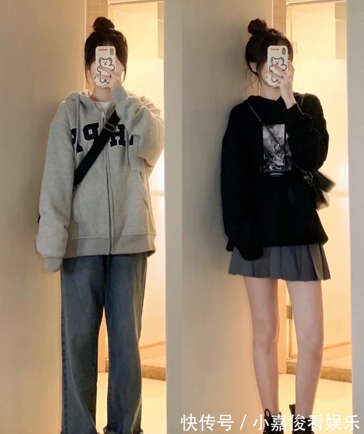 卫衣|小个子秋季如何穿搭?这3种风格衣服的搭配,总有一款适合你