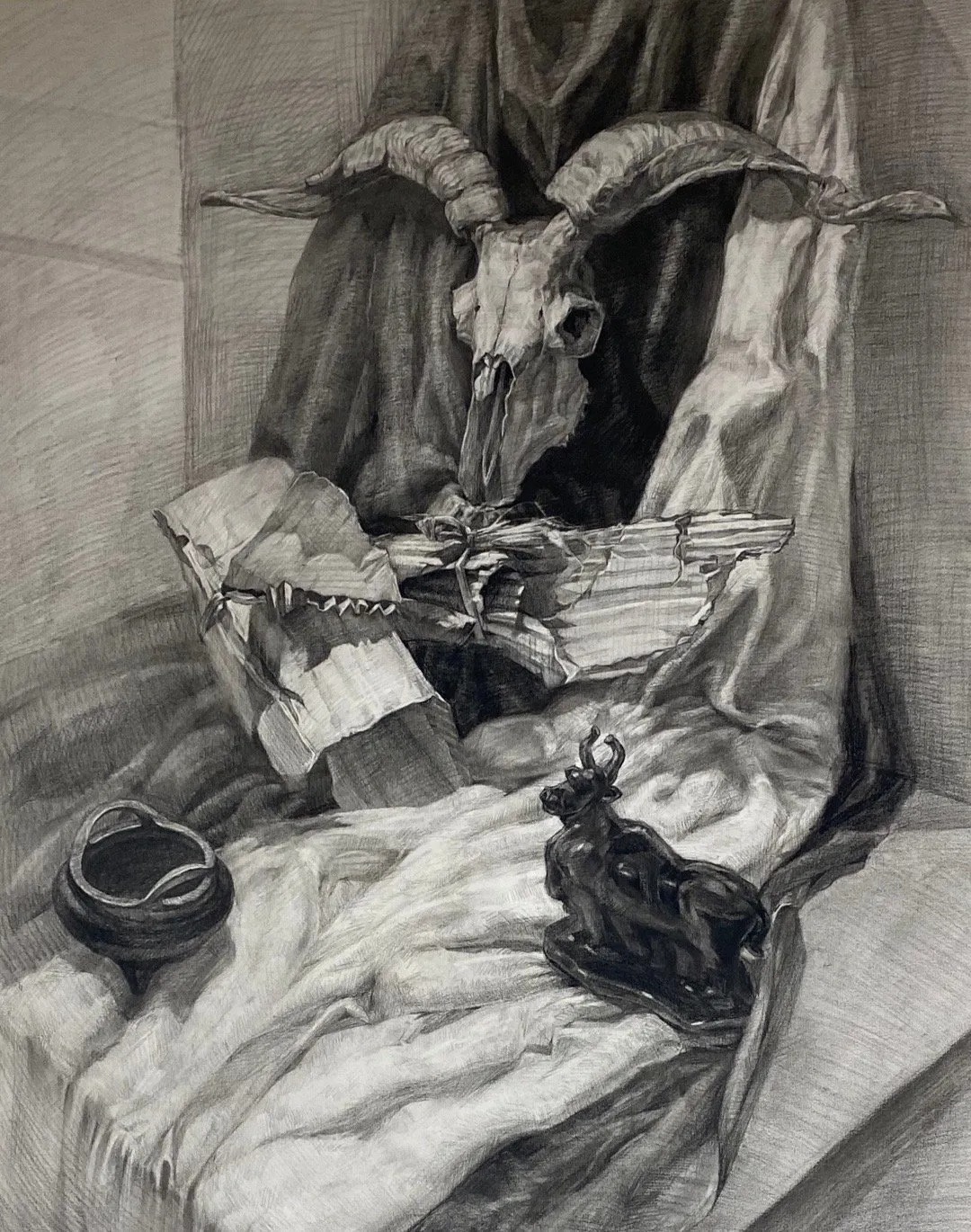 虚实&传说中素描的“虚实变化”,应该就是这样的!