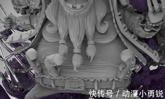 有心机|黑胡子双果实手办,看制作过程值100元,关上灯5万也不卖