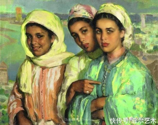 何塞·|西班牙画家何塞·克鲁斯·埃雷拉女性人物油画作品欣赏